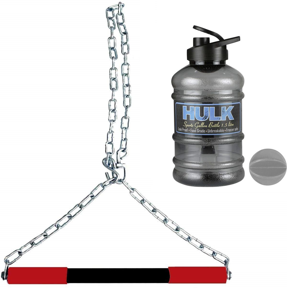 fitnesstricks Amazing Quality Combo of Chin Up Bar with Hulk Gallon Bottle Fitness Accessory Kit Kit-picture-39