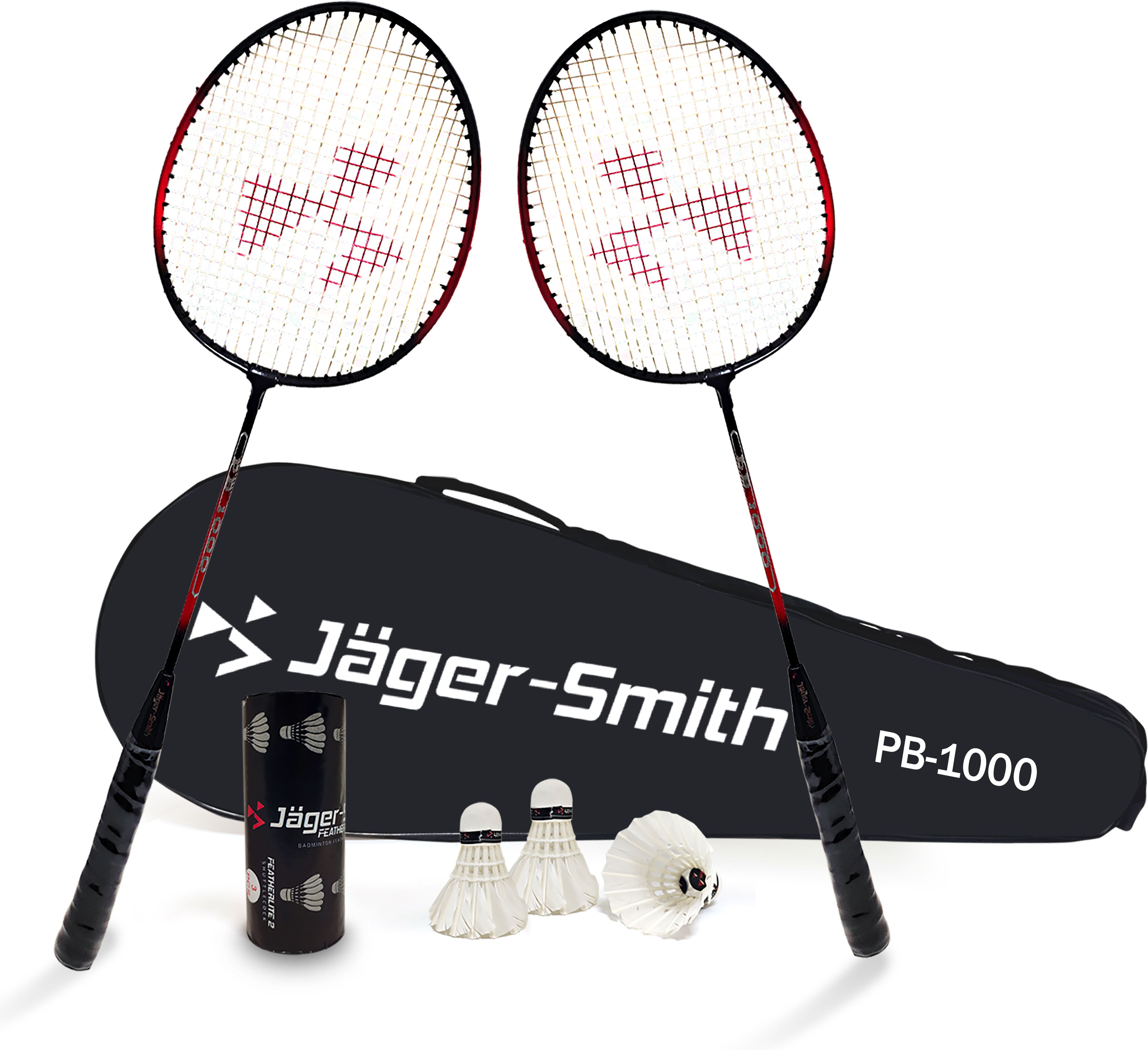 PB-1000 Combo & Featherlite 2 Shuttle Badminton Kit