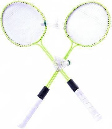 racket double road with 2 nylon cock Branded n Badminton Kit-image-46