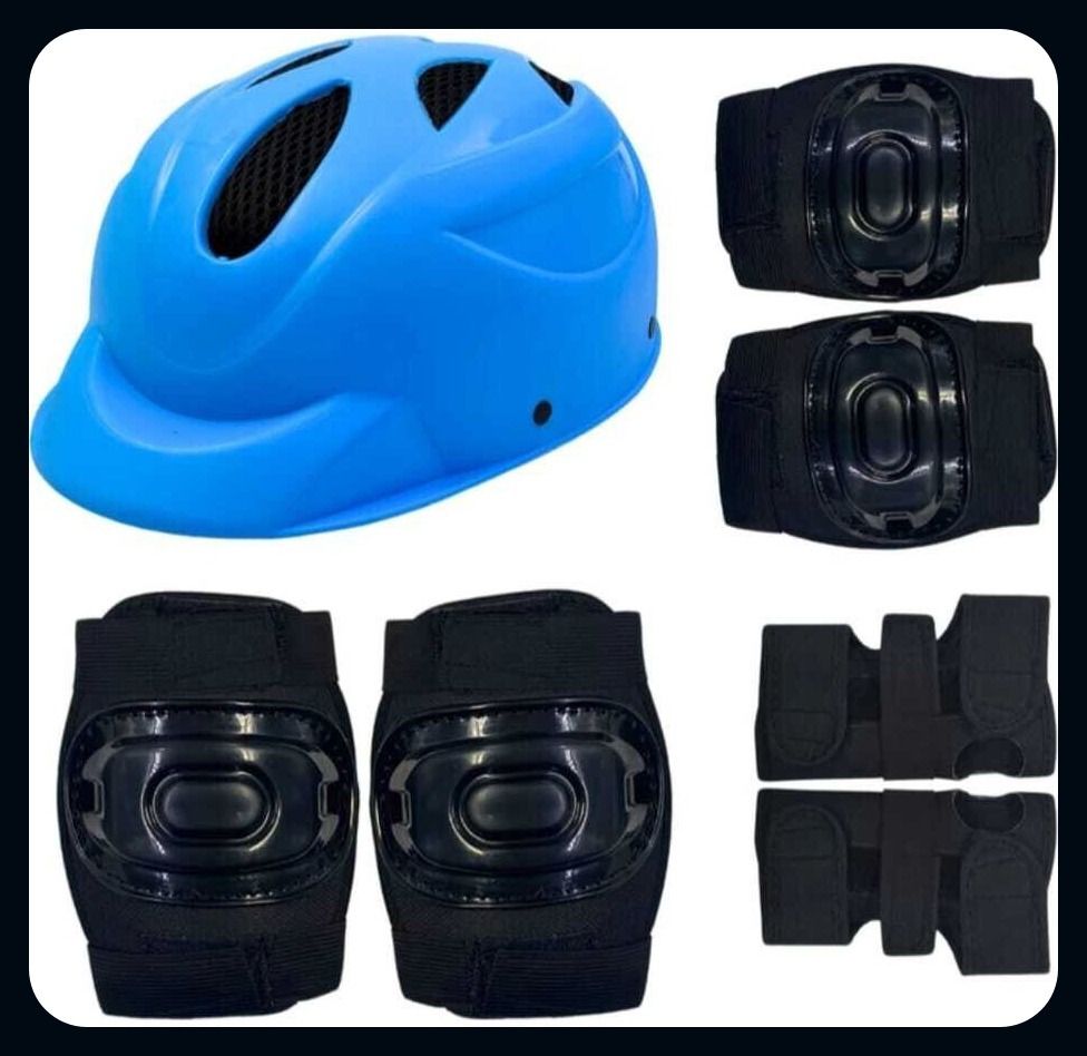 bninternational HProtective Guard Cycling Set 7 in 1 Medium Size 11-15 Year Cycling Helmet Kit Cycling Kit-picture-12
