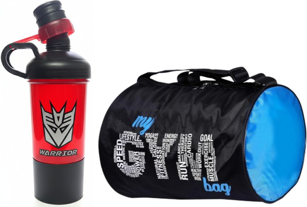 cool indians Gym Bag and Protein Shake with Compartment 700ml For Men and Women Fitness Accessory Kit Kit-picture-4