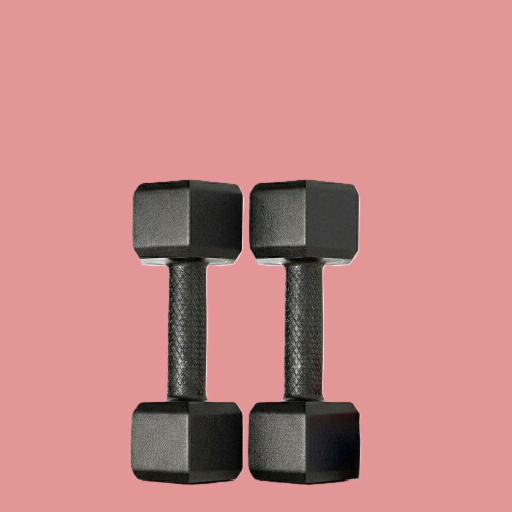 PVC Set, 1 Pair , Hex , Home Gym 3KGSX2PCS Fixed Weight Dumbbell Fitness Accessory Kit Kit-image-39