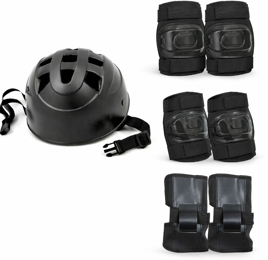 shopeleven Kids Protective Gear Set (4–10 Years) with Helmet, Knee, Elbow & Wrist Guards Cycling Kit-picture-12
