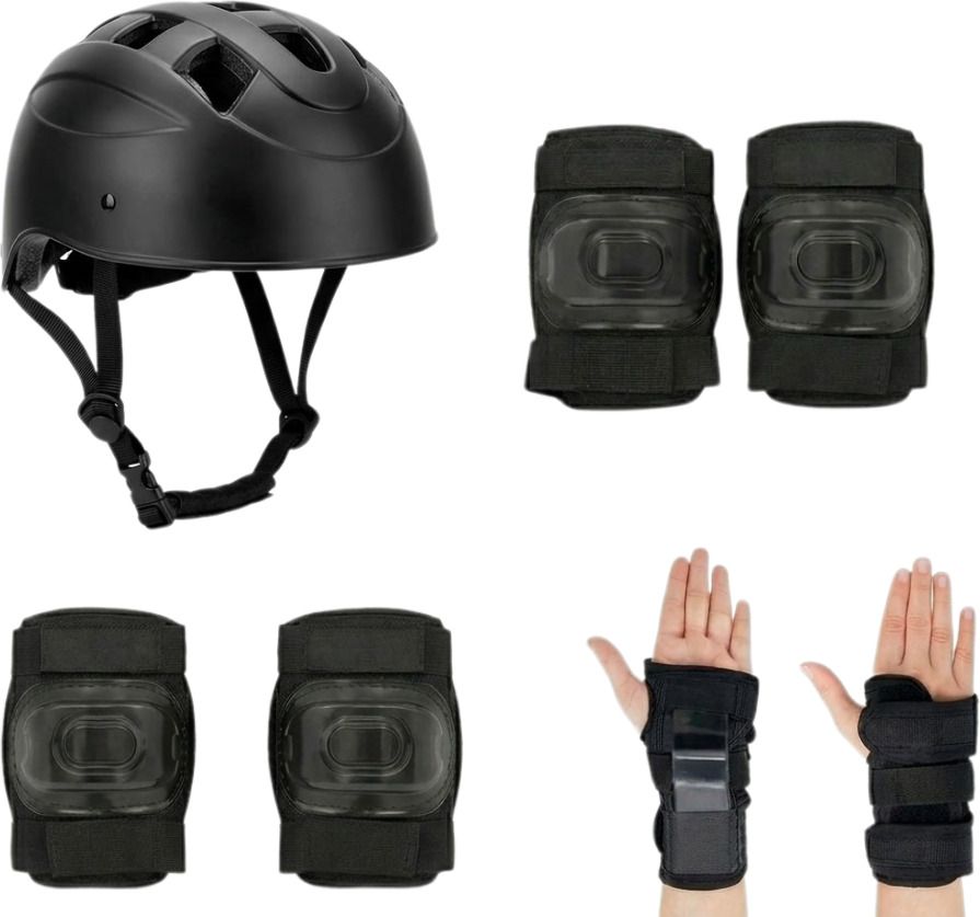 shopeleven Premium Kids Protective Gear Kit (4–10 Years) – Helmet with Full Pad Set Cycling Kit-picture-18