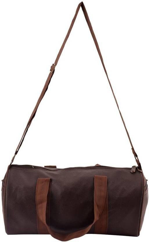 snipper 25 L Gym Duffel Bag - Leatherite Duffle - Brown-picture-23