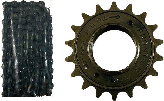 Bicycle Chain Freewheel Single Speed Non Gear Cycles Bicycle Brake Disk-image-39