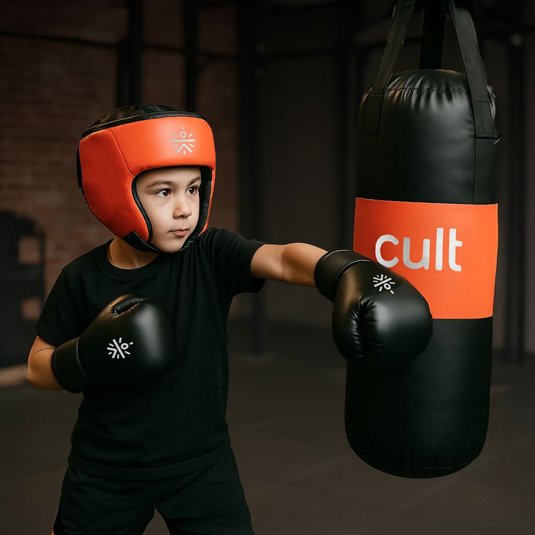 cult Kids Boxing Kit with Gloves, Headgear & Punching Bag Boxing Kit-picture-7