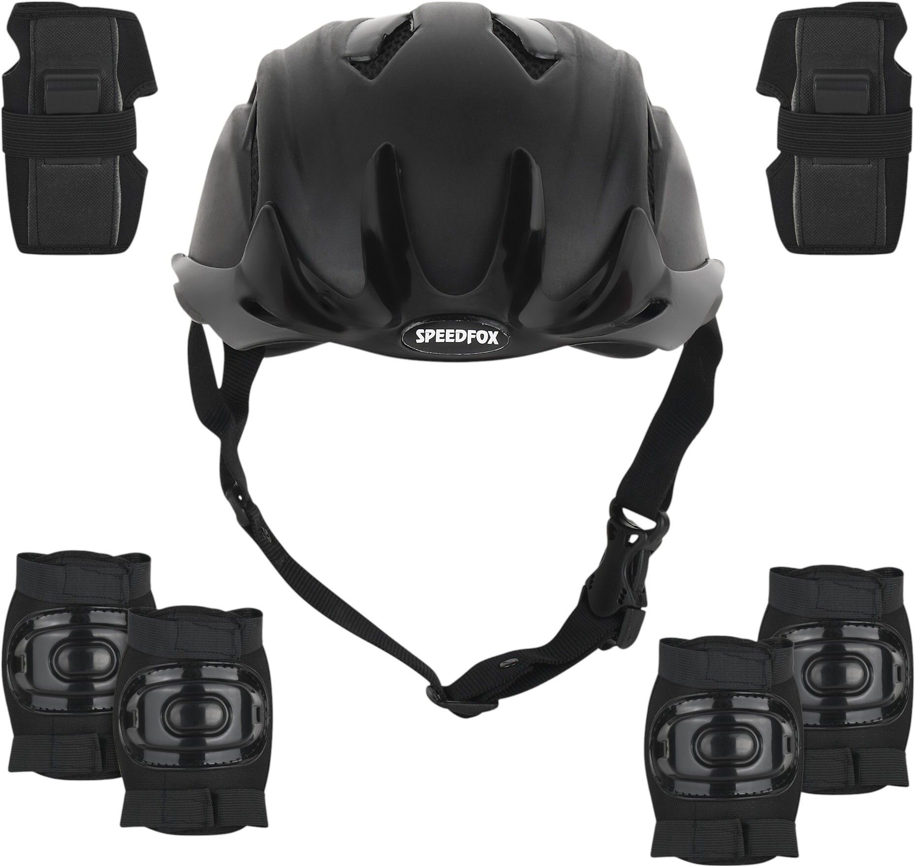 safety cycling kit for kids– Helmet, Knee Pads, Elbow Pads & Wrist Guards Cycling Kit