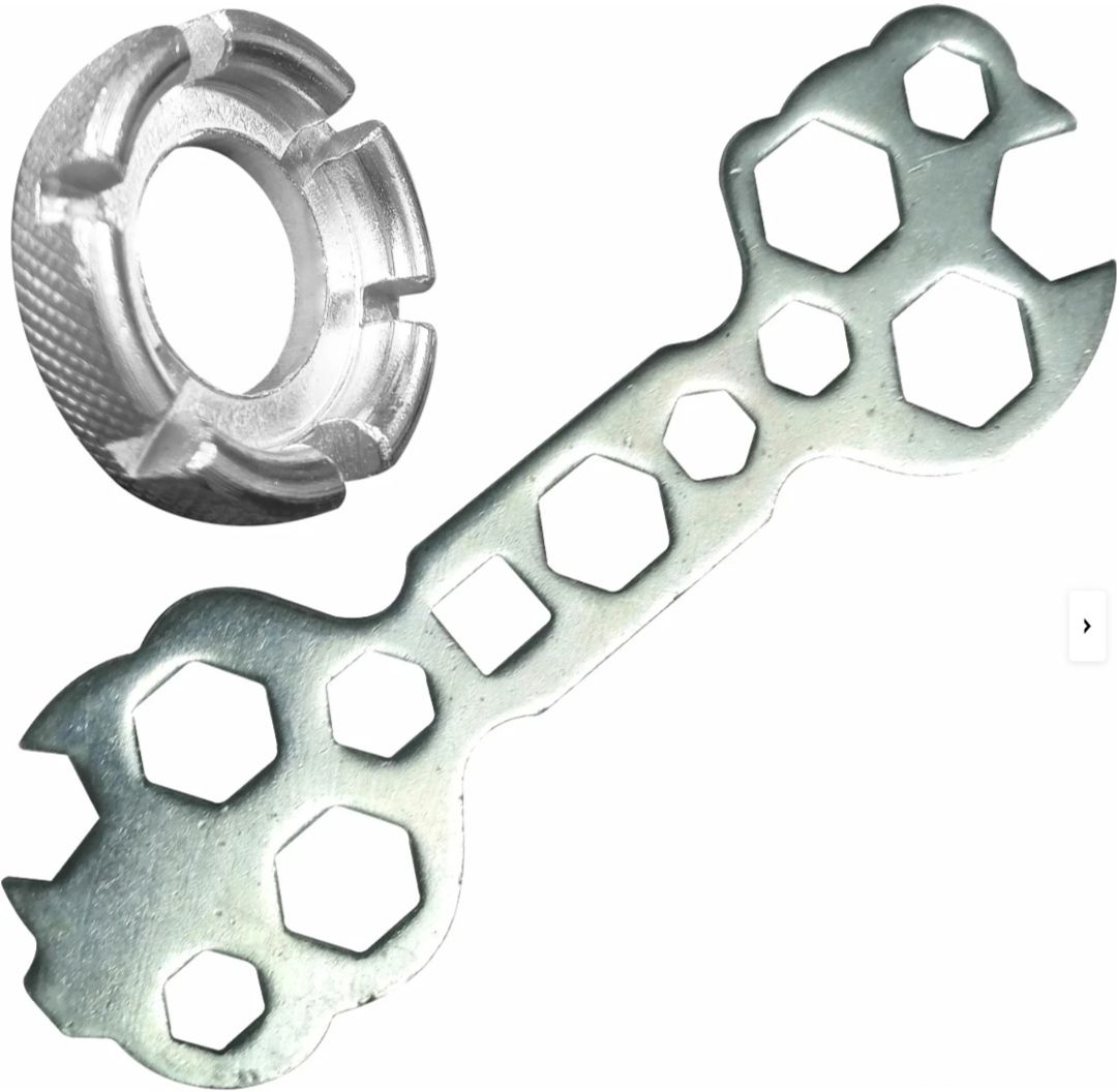Spoke Wrench Tool 8 Way Spoke Nipple Key and Multi key 13 hold key Cycling Kit-image-47