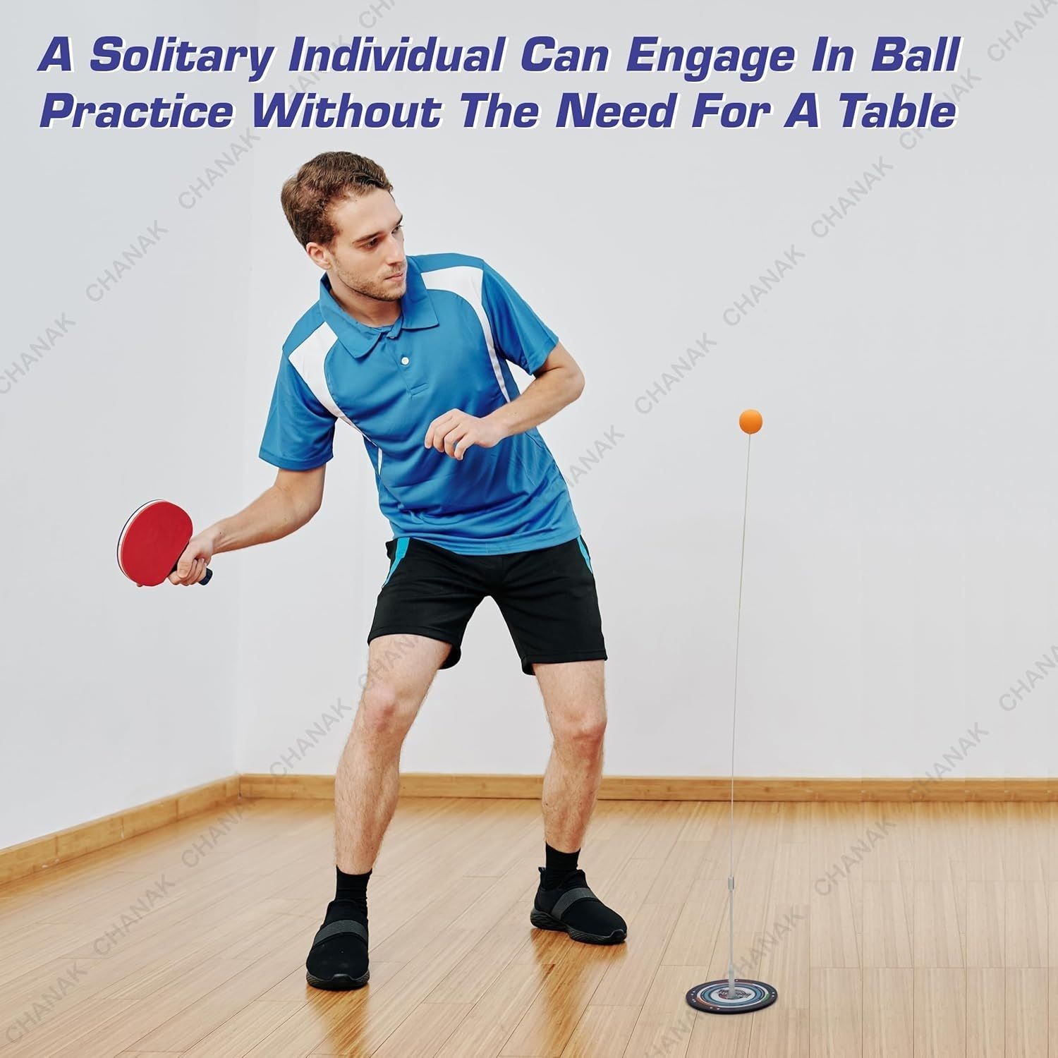 Table Tennis Trainer Rebound Rackets and Balls Set Toys SUPER OFFER Table Tennis Kit-image-28
