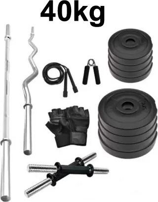 FITNESS GYM KIT + 3Ft. (Straight + Bend) RODS & FITNESS ACCESSORIES Fitness Accessory Kit Kit-image-45