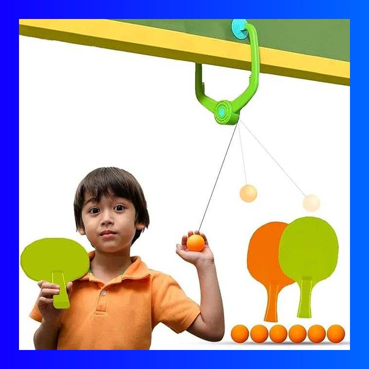 Hanging Table Tennis Trainer SetRacketsIndoor Self-Practice GameTennis Kit Table Tennis Kit-image-45