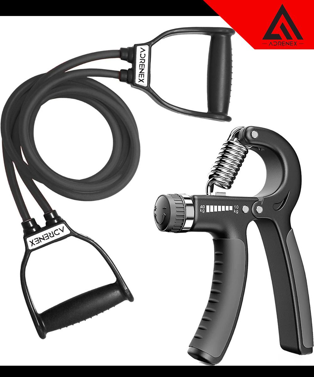 adrenex Home Fitness Combo for Full Body Workout, Strength Training & Daily Exercise Fitness Accessory Kit Kit-picture-25