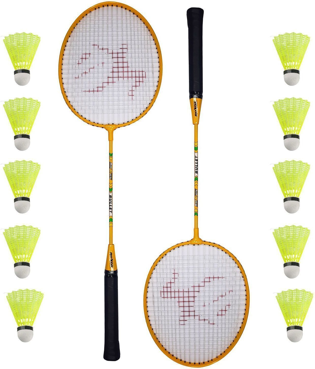 ravisport Bullet WIDE BODY RACKET 2 PCS WITH 10 PCS Shuttlecock Badminton Kit-picture-29