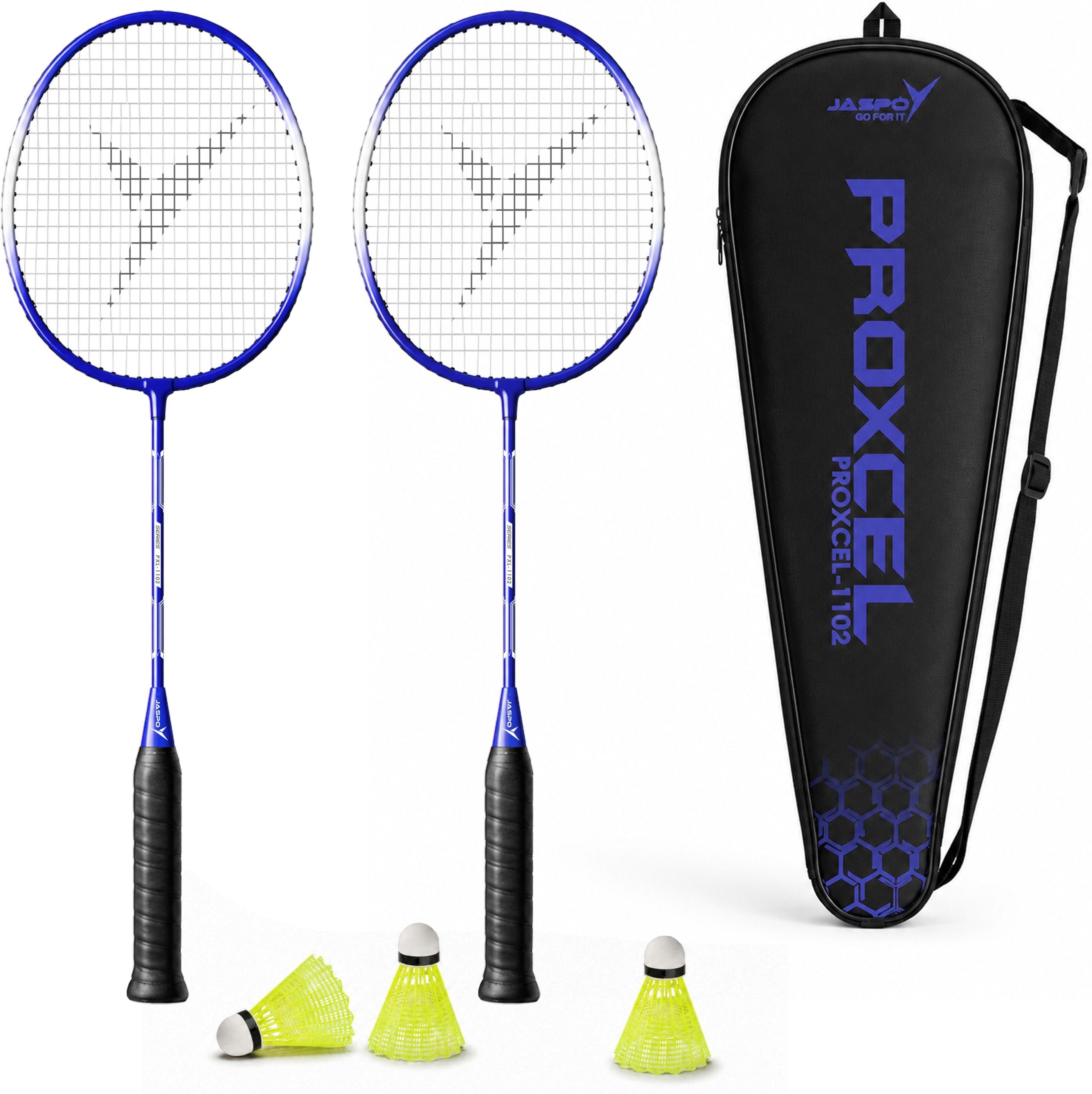 jaspo Proxcel-1102 Badminton Kit|Lightweight Metal Badminton Racket with Shuttlecocks| Badminton Kit-picture-14