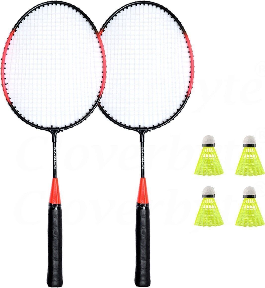 trock Exotic Kids Racket Set with 4 Shuttlecock For Kids Badminton Kit-picture-12