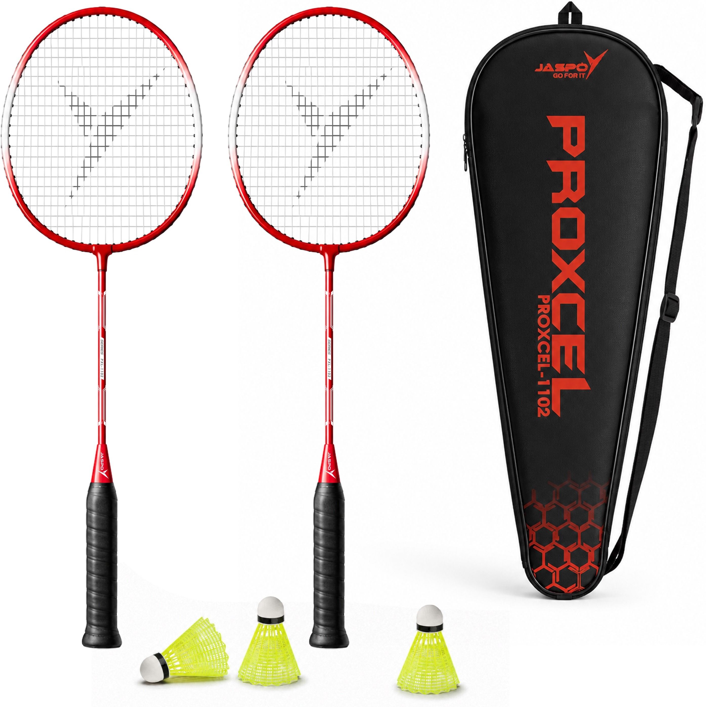 jaspo Proxcel-1102 Badminton Kit|Lightweight Metal Badminton Racket with Shuttlecocks| Badminton Kit-picture-36