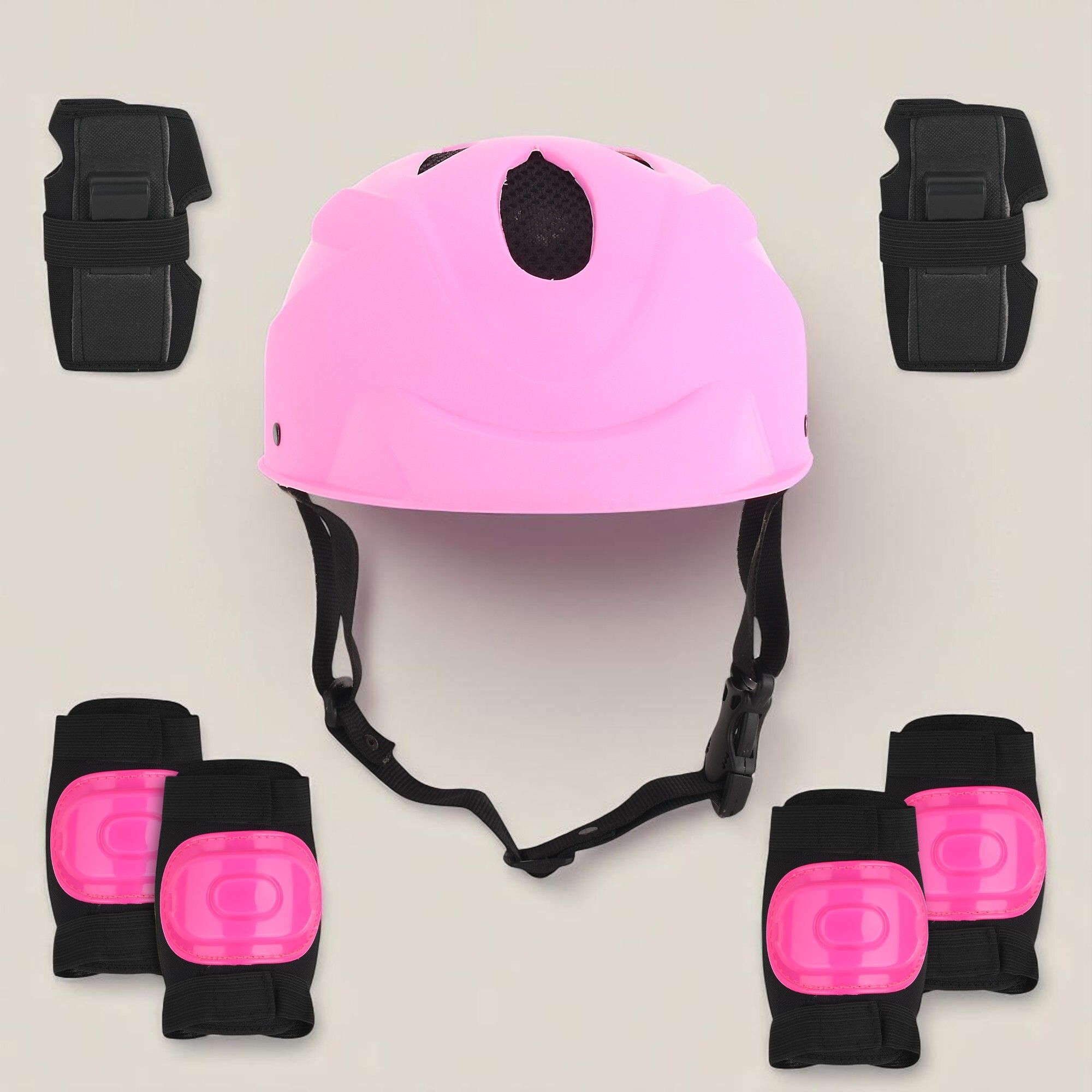 Skating Kit for Kids (3-7 Years) |Cycling Safety Kit|Knee, Elbow, Thigh Guard Cycling Kit