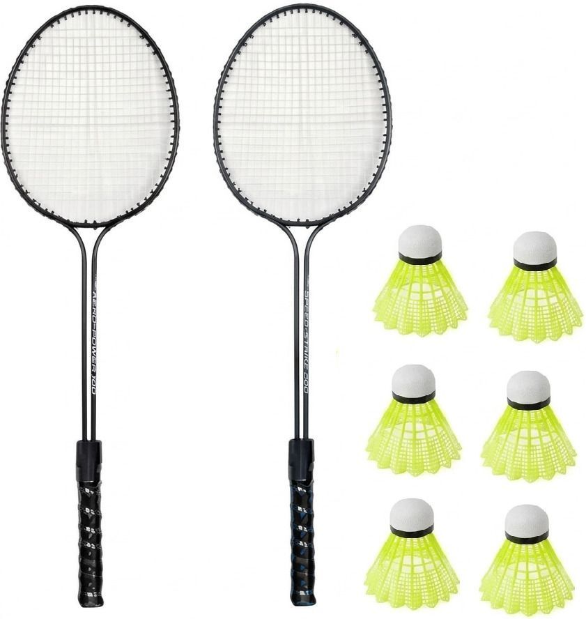 ns sports 2 PC Double Badminton set with Nylon shuttle cock free Badminton Kit-picture-22