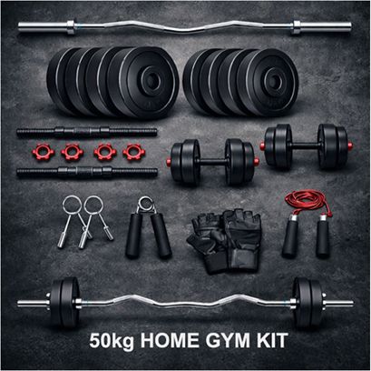 l'avenir SPORTS & FITNESS GYM KIT + 3Ft Bend ROD & FITNESS ACCESSORIES Fitness Accessory Kit Kit-picture-19