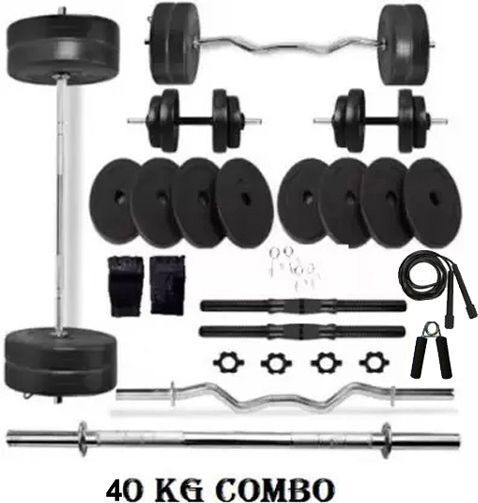 shivamsportss FITNESS KIT + 3ft(Straight + Curl) RODS & FITNESS ACCESSORIES- BEST EXERCISE SET Fitness Accessory Kit Kit-picture-25