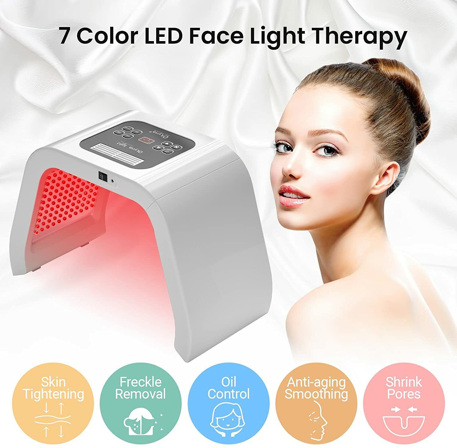 r a products 4 in 1 LED Light Facial Device for Face and Body Squash Kit-picture-34