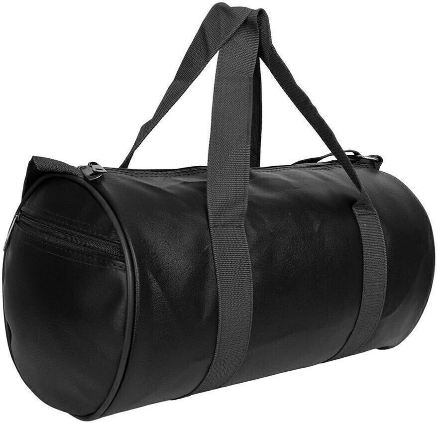 Black Gym Bag for Men & Women with Shoe Compartment Sports Duffel Shoulder Bag Fitness Accessory Kit Kit-image-9