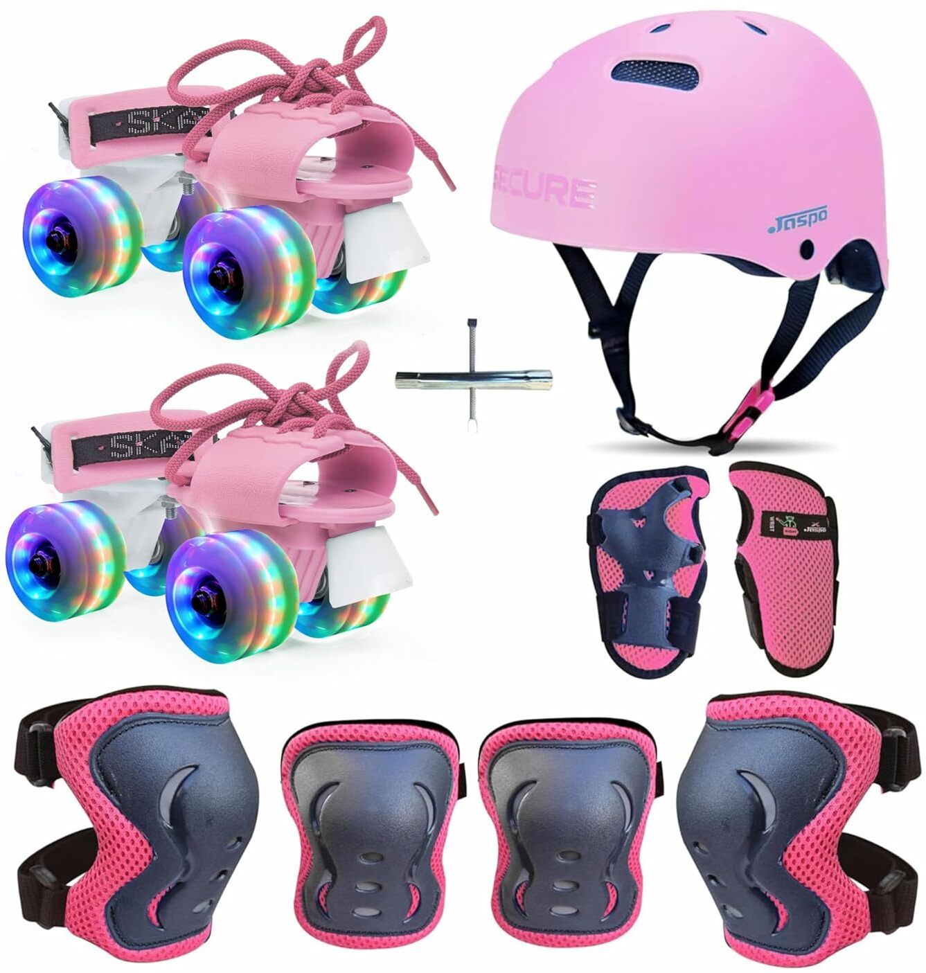 illumi premium Skating combo for 8-14 years kids protective combo Skating Kit-image-34