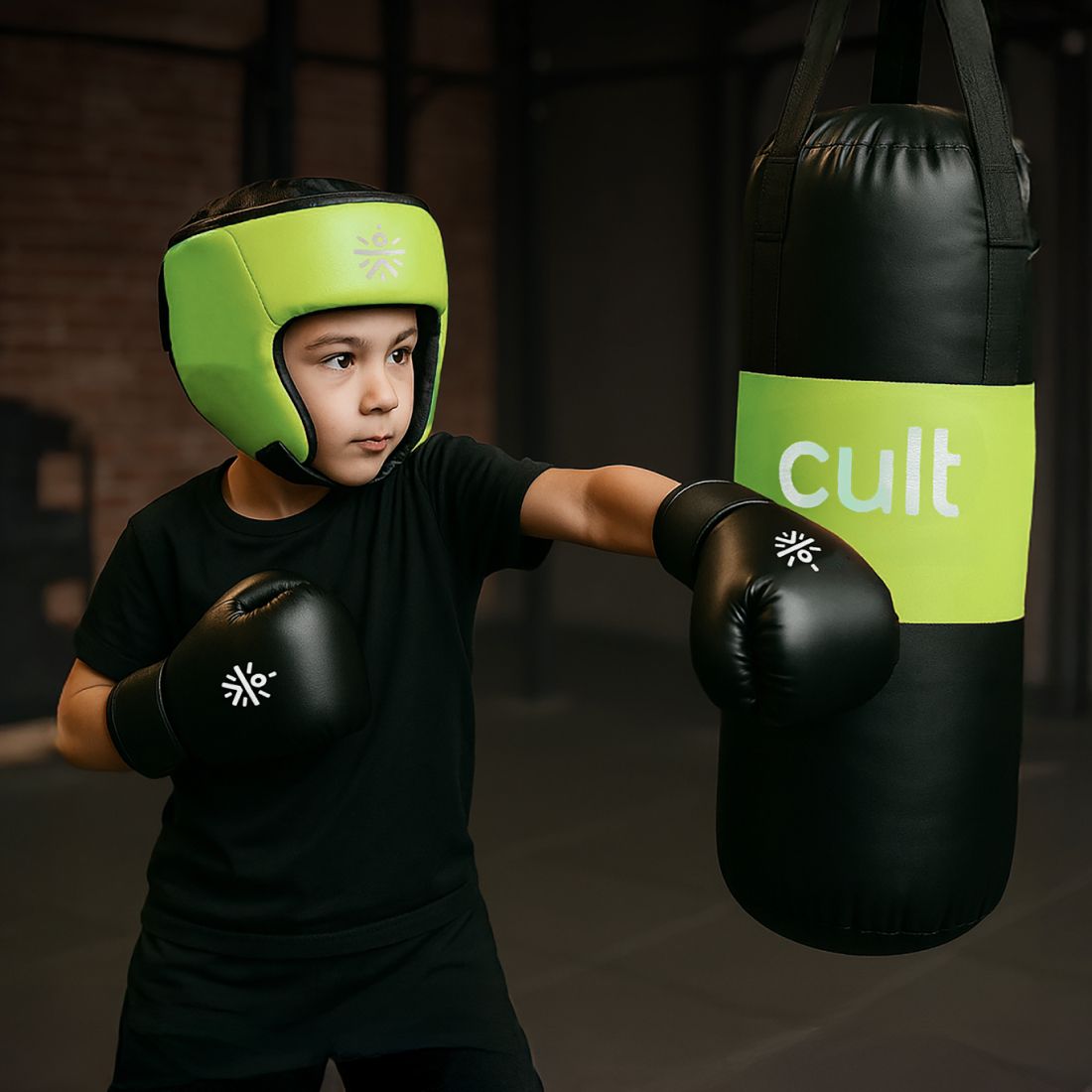 cult Kids Boxing Kit with Gloves, Headgear & Punching Bag Boxing Kit-picture-8