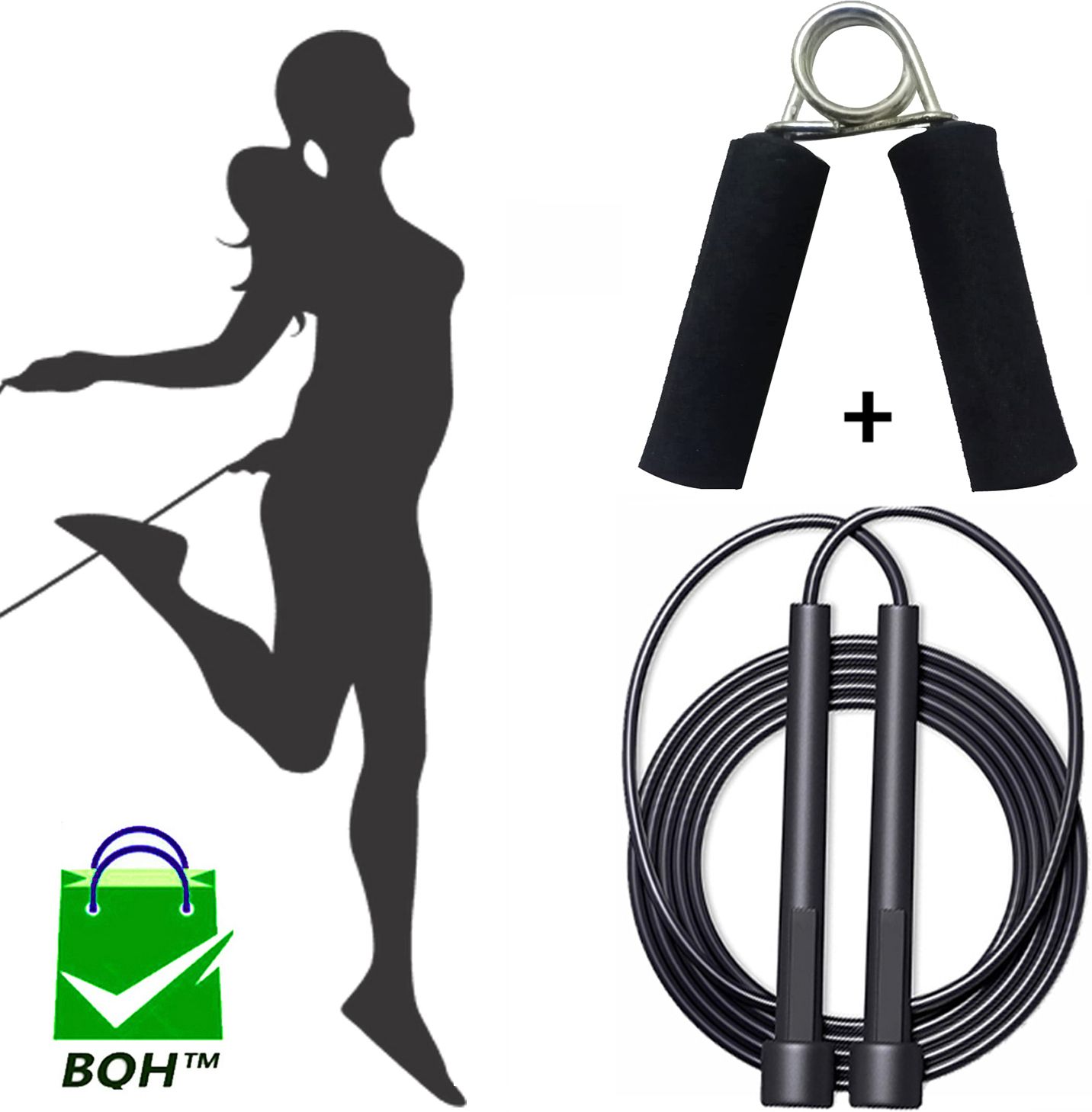 Combo Pack Of Skipping Rope With Hand Grip Fitness Grip Fitness Accessory Fitness Accessory Kit Kit-image-10