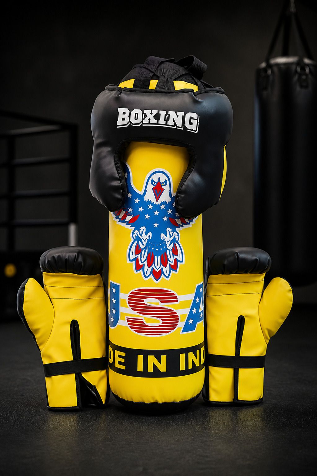 tbp AJS Yellow Eagle for Kids- Enhance Your Skills Boxing Kit-picture-25