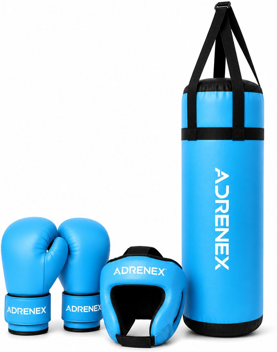 Junior Boxing Kit Bag, Gloves & Head Guard for Kids Home Training Boxing Kit-image-46