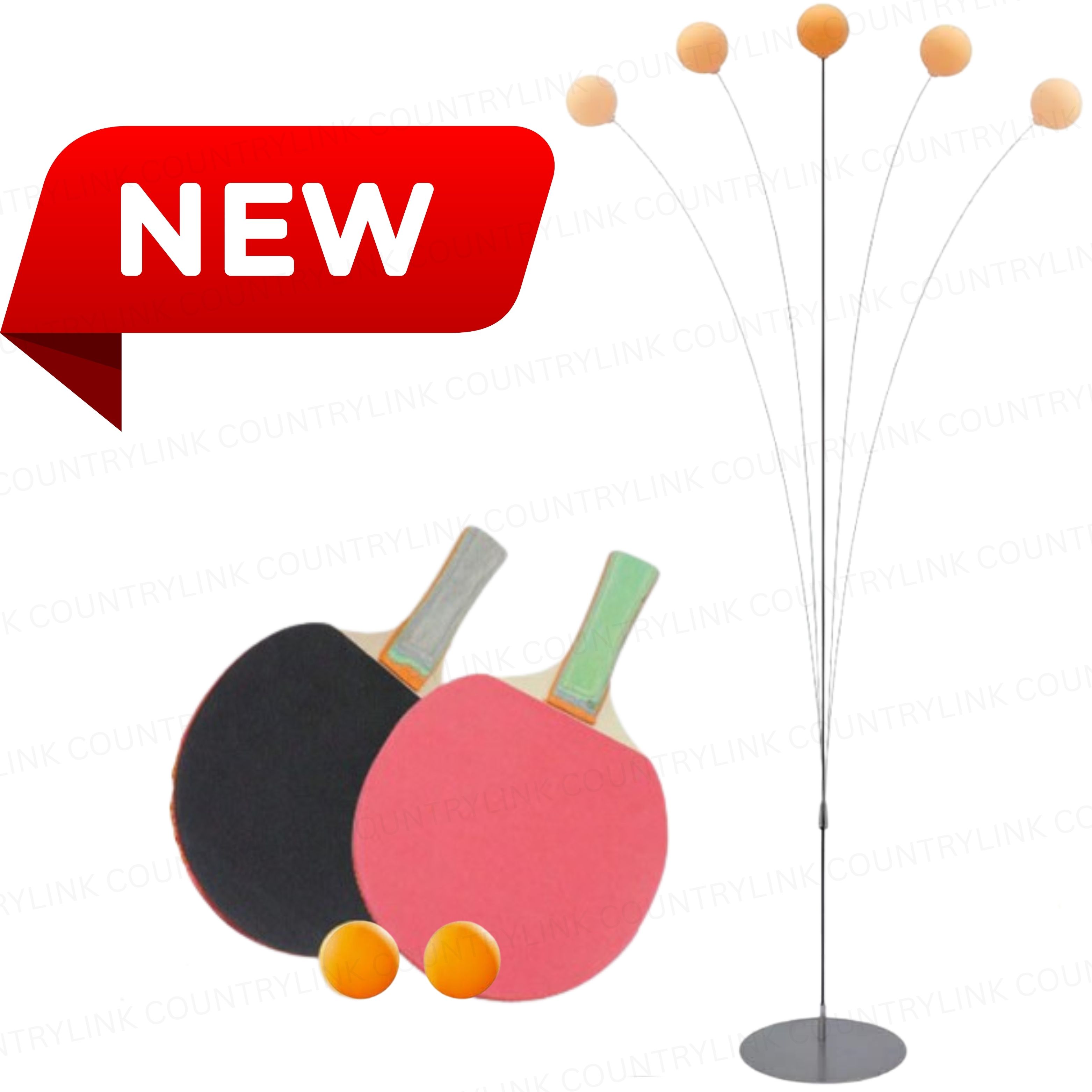countrylink Advanced Table Tennis Practice Trainer with Flexible Shaft and Bounce Balls Table Tennis Kit-picture-37