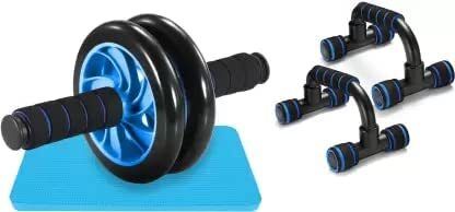 Ultimate Fitness Combo: Ab Roller & Pushup Bars for a Stronger, Healthier You Yoga Kit-image-13