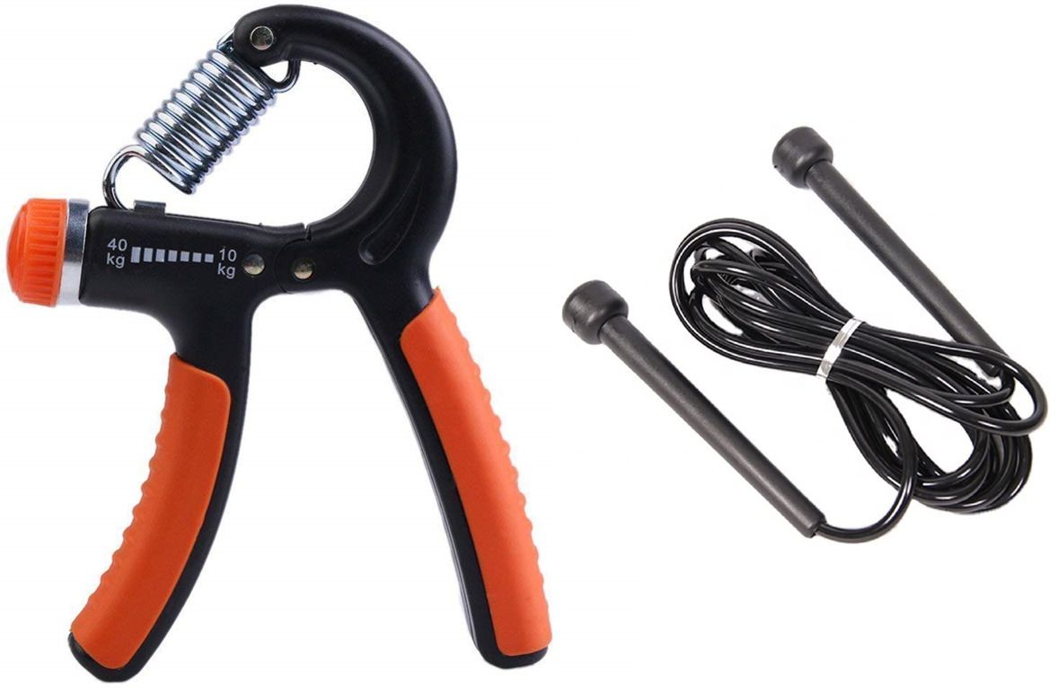 10 To 40kg Hand Exerciser Gripper With Pencil Rope for Men & Women Fitness Accessory Kit Kit-image-17