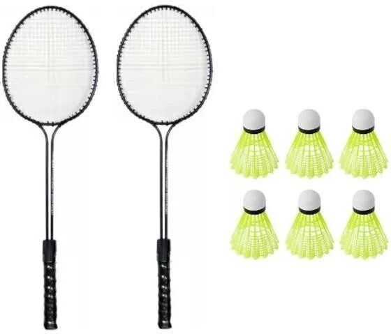 krishav trading KT_2 Double Shaft with 6 pc Nylon_Ers Badminton Kit-picture-17