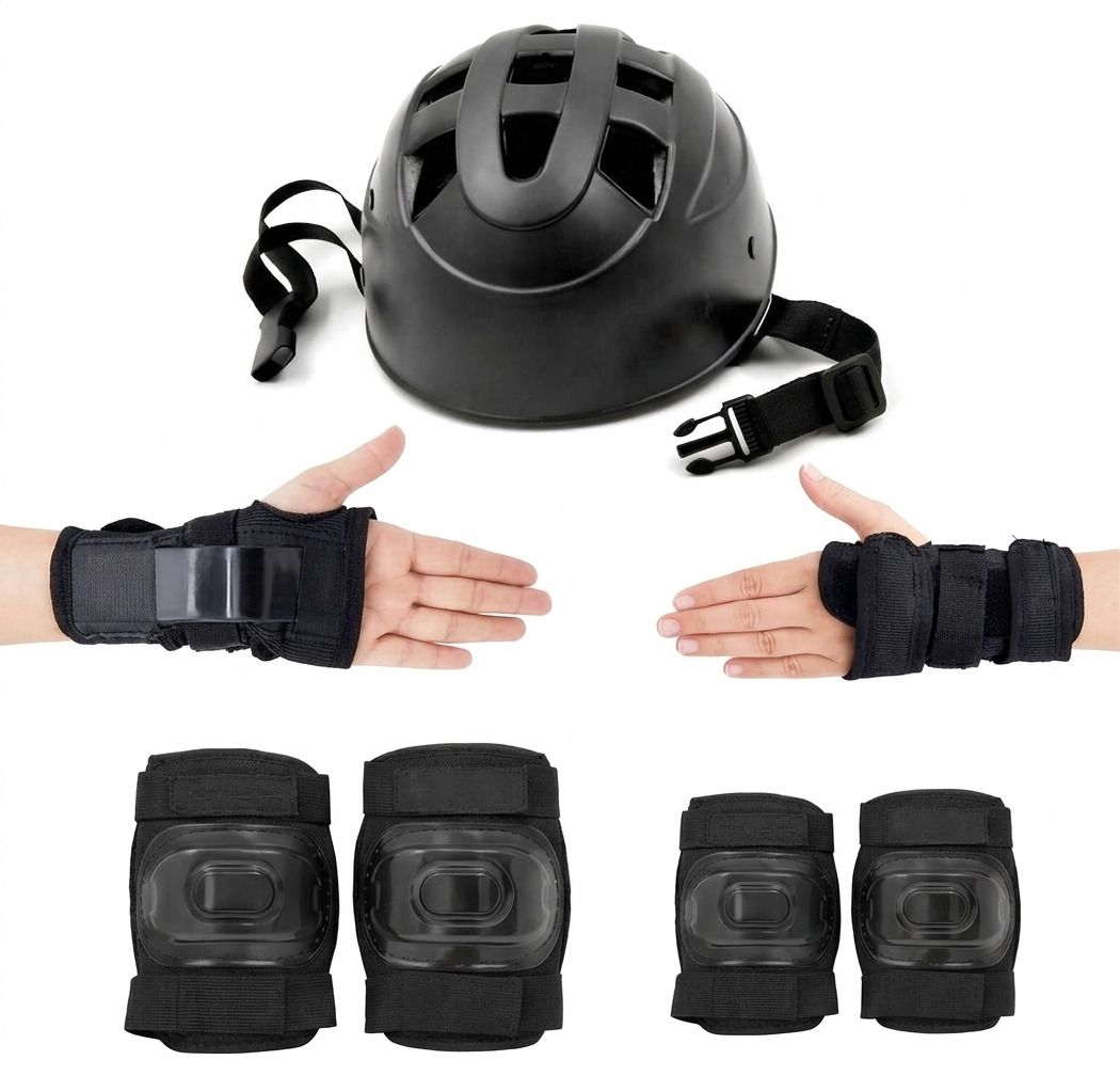 shopeleven All-in-One Protective Gear Set for Kids (4–10 Years) – Helmet with Full Pad Cycling Kit-picture-17