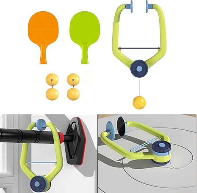 Hanging Ping Pong Game Set for Kids with Retractable String Ball Table Tennis Kit-image-19