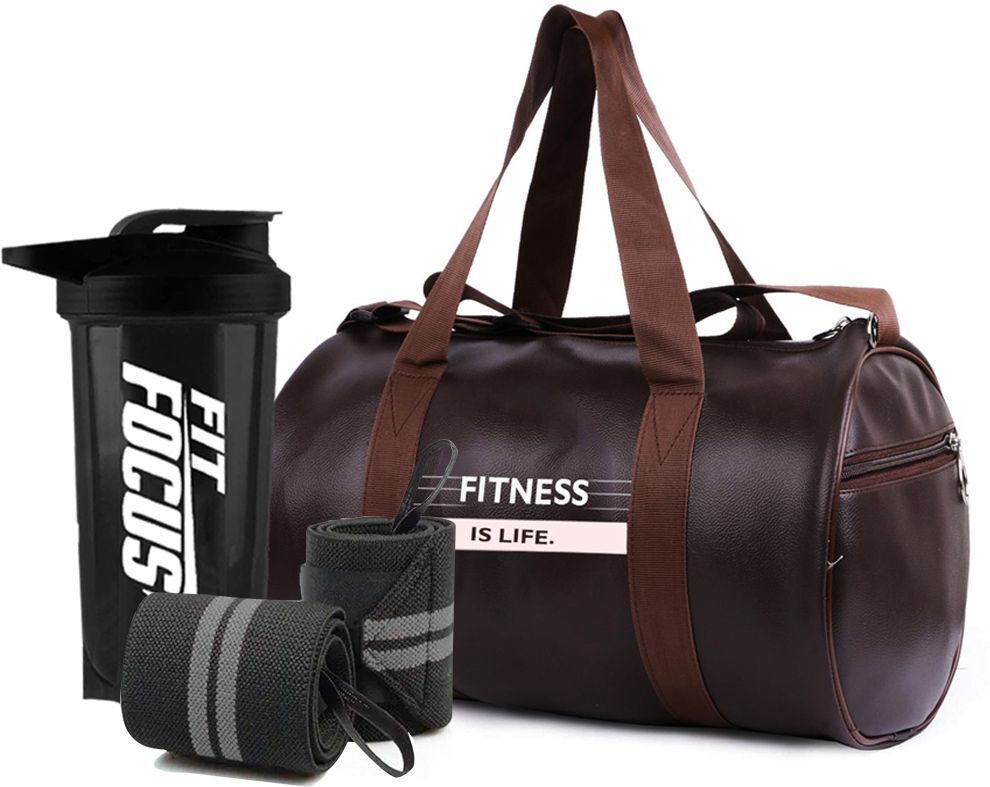 Premium gym bag combo for bag gym shaker bottle wrist band Shoulder Bag Fitness Accessory Kit Kit-image-10