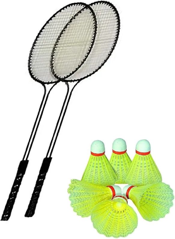 2 PC Badminton set & 10 Nylon shuttle cock Badminton Kit-image-31