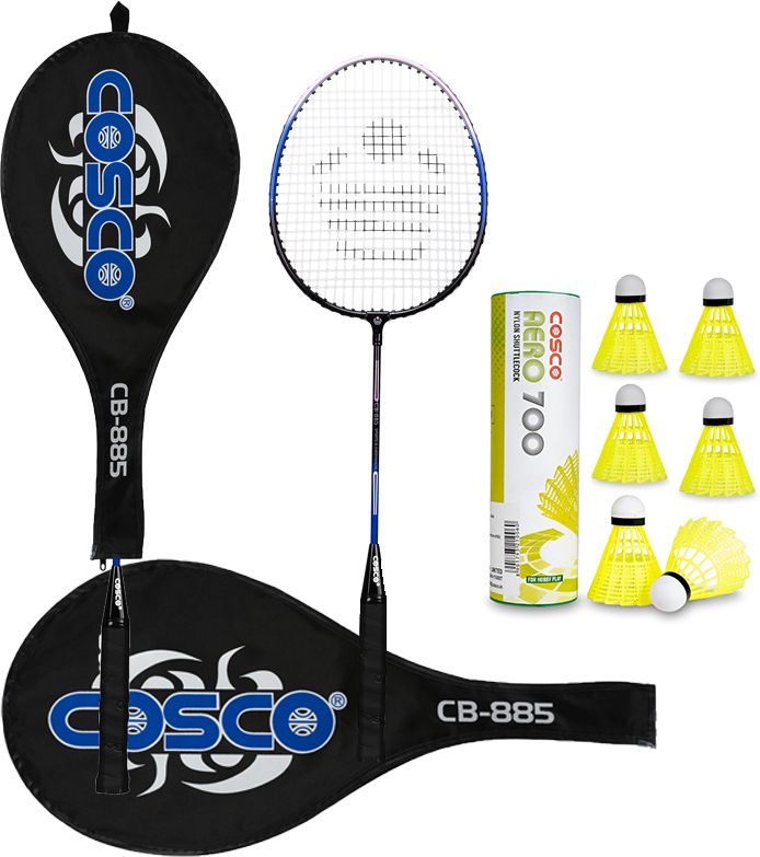 CB - 885 Badminton Racket And Aero 700 Shutle Box Badminton Kit-image-43