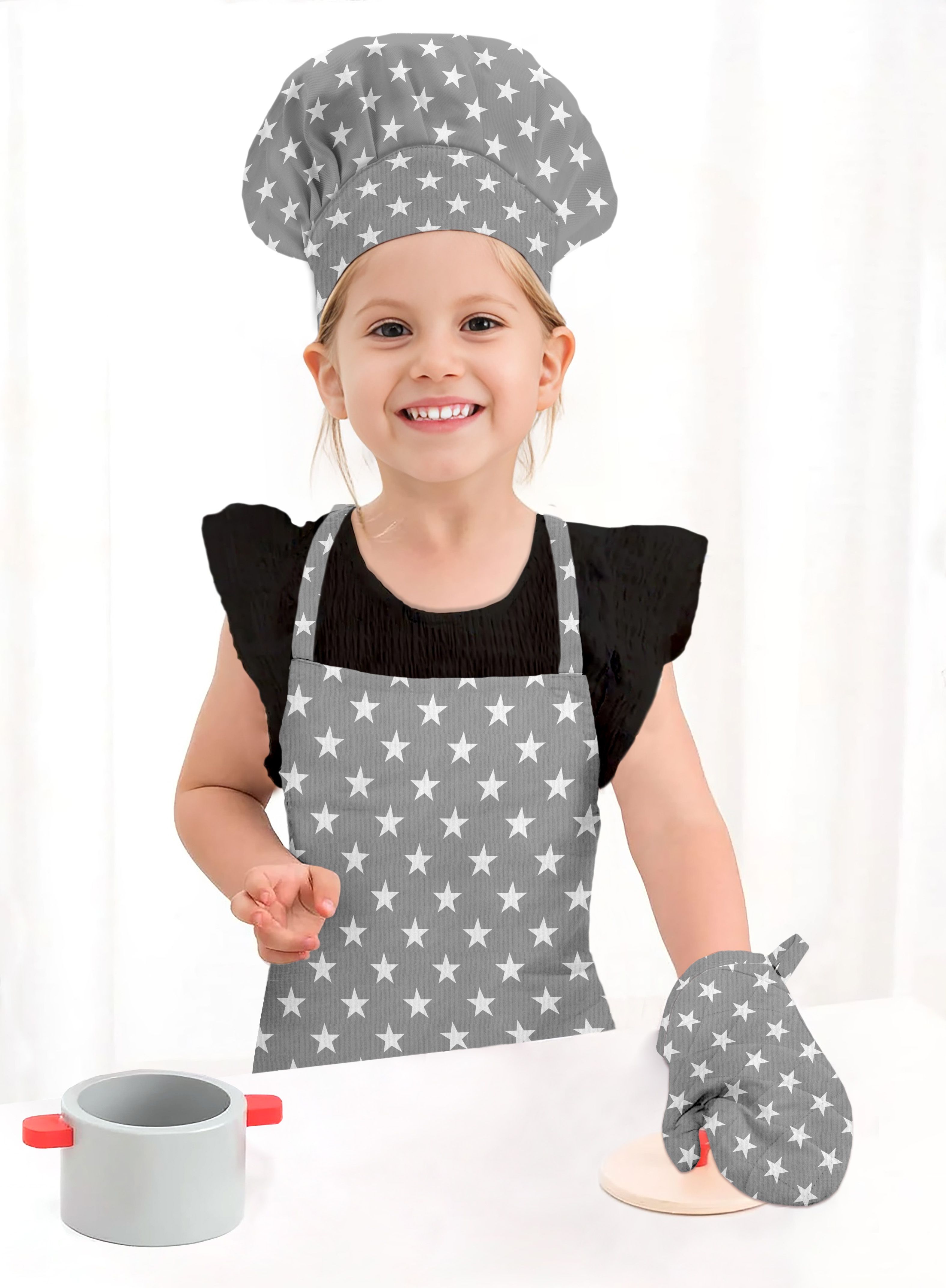 oasis Grey Cotton Kitchen Linen Set-picture-15
