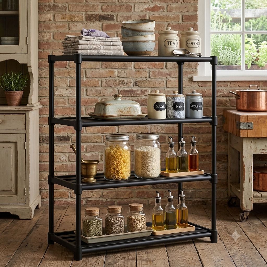 shoerackz Plate Kitchen Rack Plastic-picture-18