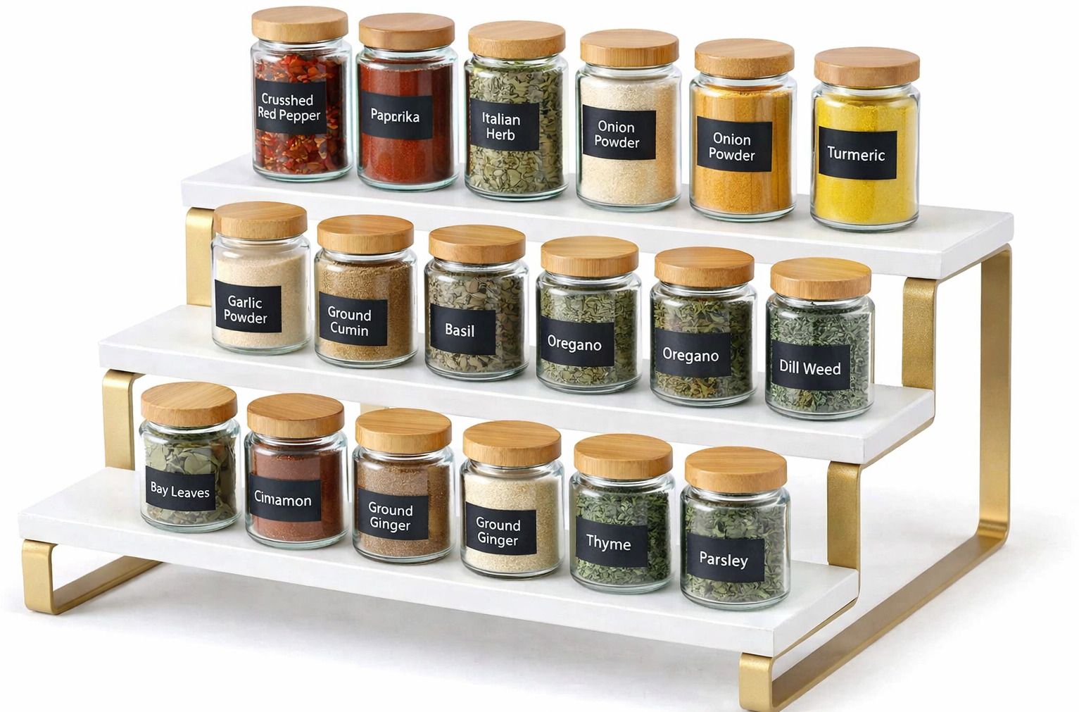 a rhandicrafts Containers Kitchen Rack wooden spice rack, masala rack, kitchen organizer, spice stand wooden, Wood-picture-14
