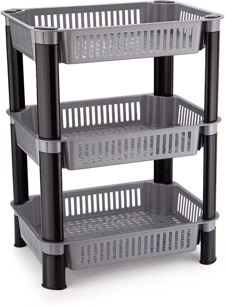 Cutlery Kitchen Rack 3 Layer Kitchen Rack Plastic-image-15