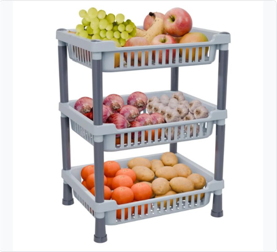 mp ecommerce Fruits/Vegetables Kitchen Rack Plastic-picture-19