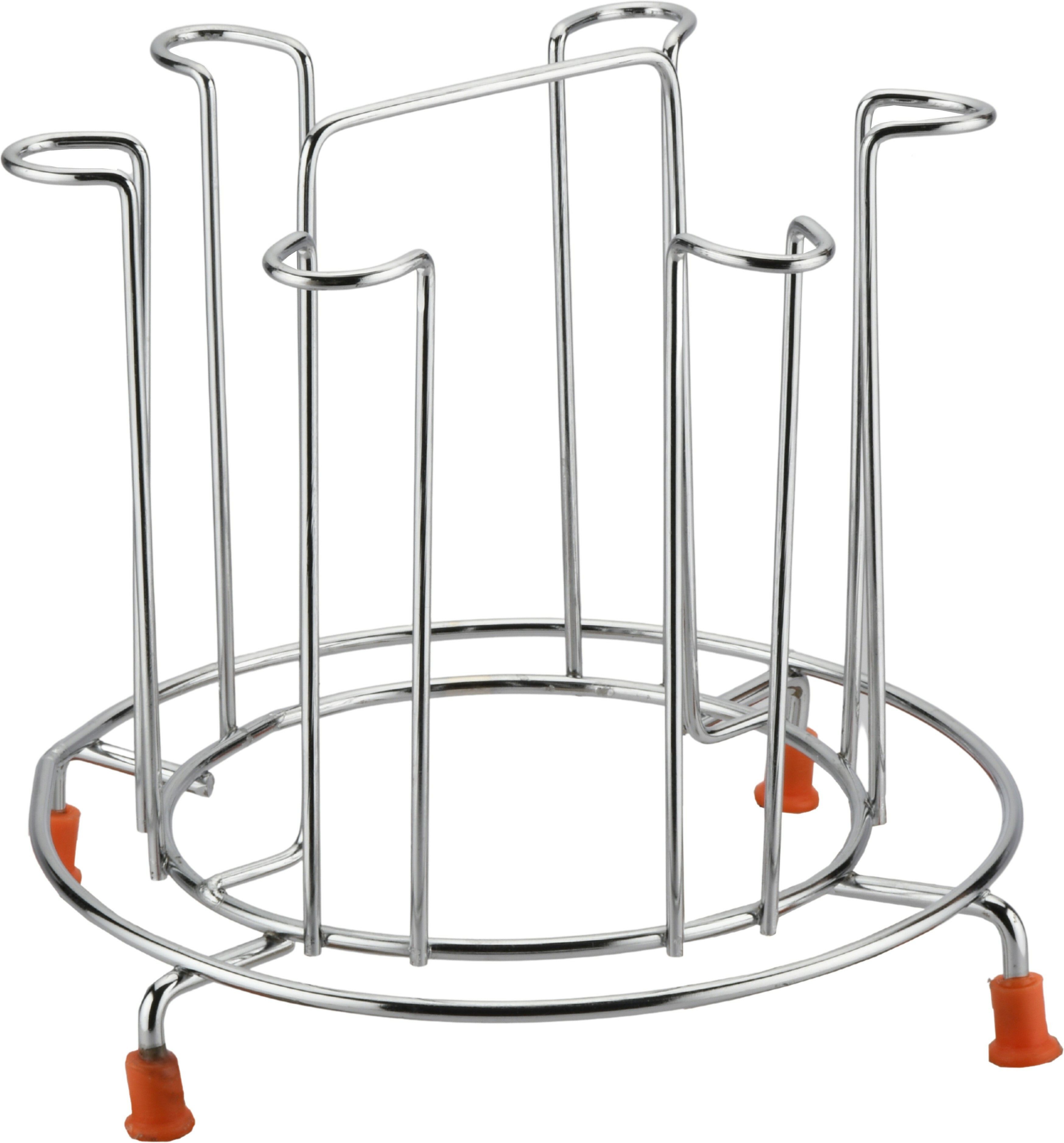 finearts FLAX Glass Holder Stainless Steel Glass Stand /Glass Stand(100%-RUST FREE) Stainless Steel Glass Holder-picture-3