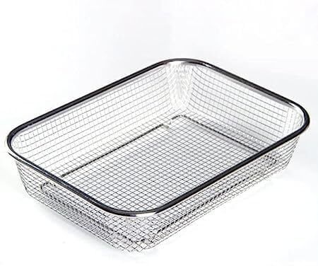 Stainless Steel, Silver Stainless Steel Kitchen Drain Basket Sink Drainer Tray Mesh Basket Storage Basket-image-26