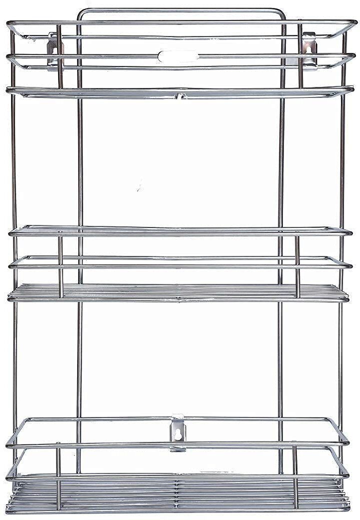 3 LARE KITCHEN RACK Stainless Steel Kitchen Trolley-image-47