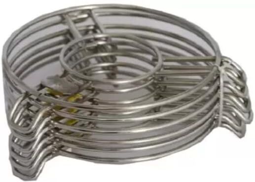 Hot Pot stand for Kitchen Chrome Polish, Dining table steel stand Steel Trivet, Stainless Steel Cooker Stand Trivet-image-26